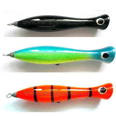 China new 90g 22cm wooden bait hard bait popper bait trolling fishing lure supplier