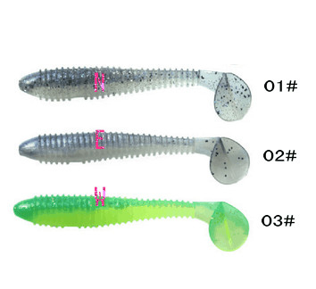 China New design best sale 2.8&quot; 2.8g soft fishing lure many color choice supplier