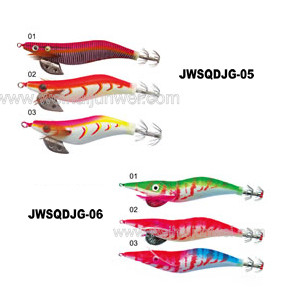 China New design best sale squid jig fishing lure JWSQDJG-05/06 supplier