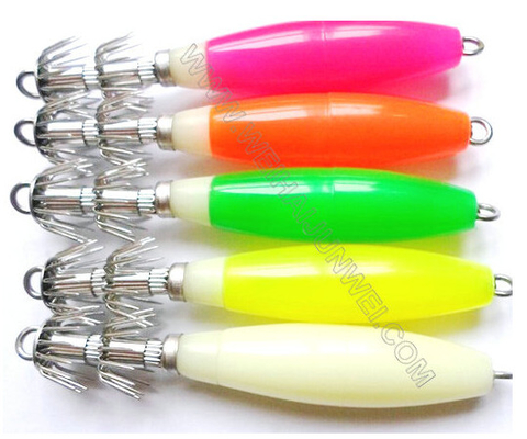China New design best sale squid jig hook fishing lure JWSQDJGHK-06 supplier