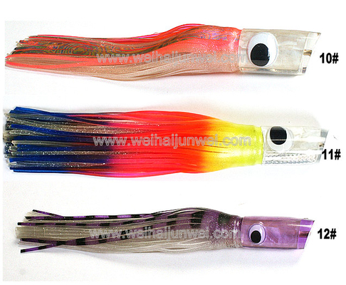 China Best quanlity many color choice Trolling fishing lure 6.5"~10.5" supplier