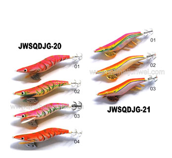 China New design best sale squid jig fishing lure JWSQDJG-20/21 supplier