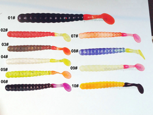 China New design best sale 2.8g /7.5cm artifical soft fishing lure supplier