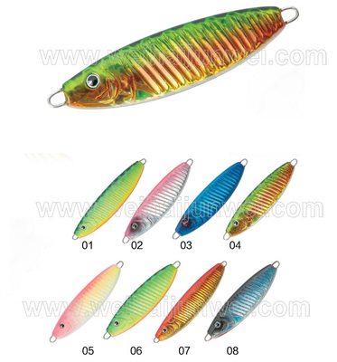 China New design best sale 80g 10cm lead metal jig fishing lure supplier