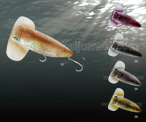 China New design best sale 8g 5.8cm plastic wobber fishing lure supplier