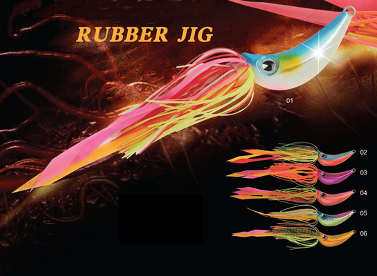 China New design rubber jig bait fishing lure JWRBJG01 supplier