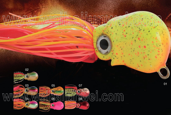 China New design best sale40g~120g rubber jig bait fishing lure JWRBJG02 supplier