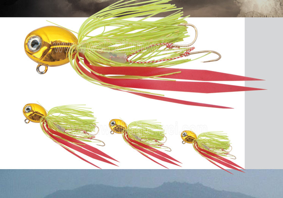 China New design best sale 20g~100g rubber jig bait fishing lure JWRBJG06 supplier