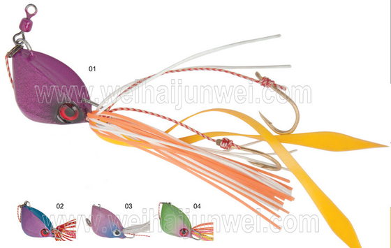 China New design best sale 40g/60g/80g rubber jig bait fishing lure JWRBJG08 supplier