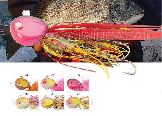 China New design best sale 60g rubber jig bait fishing lure supplier