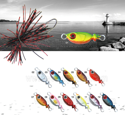 China New design best sale rubber jig bait 10g/14g supplier