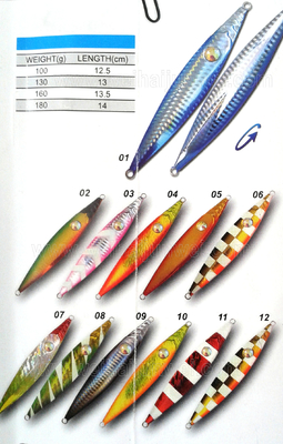 China New design 100g~180g lead metal jig fishing lure supplier