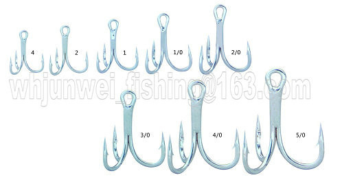 China 6066# TREBLE FISHING HOOK supplier