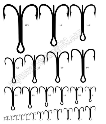 China 8236#  TREBLE FISHING HOOK supplier