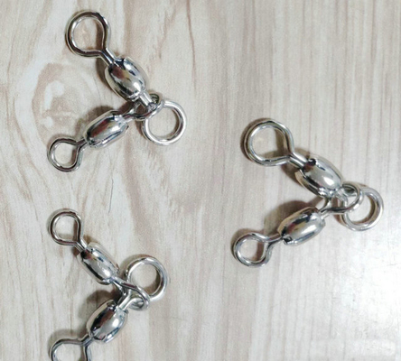 China Black/white color    1/0x2/0 2/0 x3/0 3/0x4/0 4/0x5/0 5/0x6/0  3-way tremble crane swivel supplier