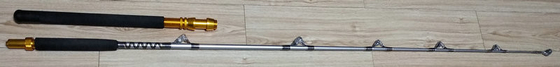 China CARBON 7' 2.1M 8' 2.4M Section: 2 L.W:45kg Trolling fishing rod heavy duty fishing rod supplier