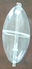 China ABS transparent high quality Durable fishing slip cast spin float Oval float supplier