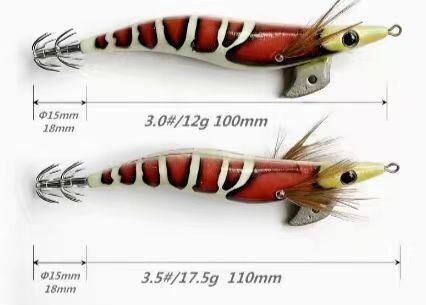 China High Visibility SQUID JIG FISHING LURE Engineered to Mimic Natural Prey Increasing Squid Attraction Effectively supplier
