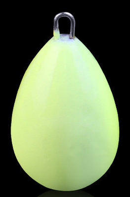 China 30~150g water drop shaped enviroment protection luminous lead weight with two kinds of nose supplier