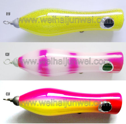 Best sale 55g 12cm wooden bait hard bait trolling fishing lure supplier
