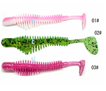 New design best sale 2.45&quot; 3.25&quot; soft fishing lure many color choice supplier