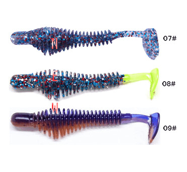 New design best sale 2.45&quot; 3.25&quot; soft fishing lure many color choice supplier