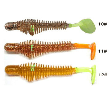 New design best sale 2.45&quot; 3.25&quot; soft fishing lure many color choice supplier