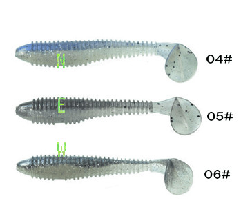 New design best sale 2.8&quot; 2.8g soft fishing lure many color choice supplier