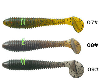 New design best sale 2.8&quot; 2.8g soft fishing lure many color choice supplier