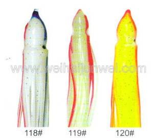 Best quality Soft squid skirt fishing lure color: 96#~120# size:3&quot;~15&quot; supplier