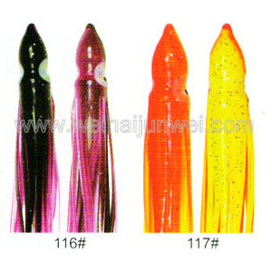 Best quality Soft squid skirt fishing lure color: 96#~120# size:3&quot;~15&quot; supplier