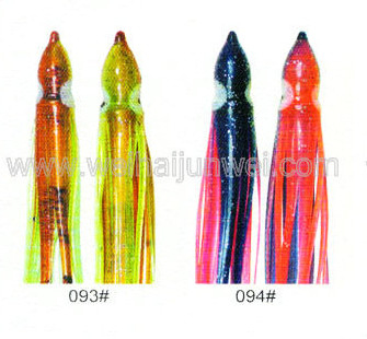Best quality Soft squid skirt fishing lure color: 96#~120# size:3&quot;~15&quot; supplier