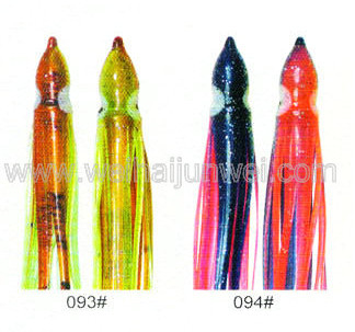 Soft squid skirt fishing lure  size:3&quot;~15&quot; color: 81#~92# supplier