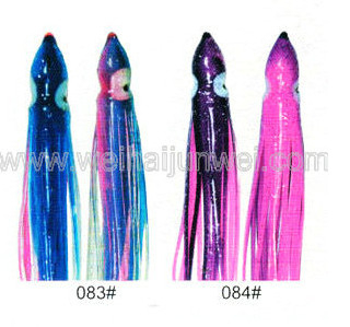 Soft squid skirt fishing lure  size:3&quot;~15&quot; color: 81#~92# supplier