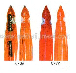 Soft squid skirt fishing lure color: 68#~80# size:3&quot;~15&quot; supplier