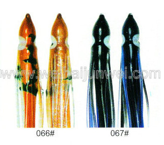 Soft squid skirt fishing lure color: 56#~67# size:3&quot;~15&quot; supplier
