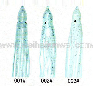 Soft squid skirt fishing lure color: 01#~15# size:3&quot;~15&quot; supplier
