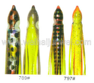 Best sale Soft squid skirt fishing lure color: 664#~797# size:3&quot;~15&quot; supplier