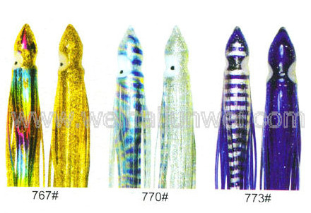 Best sale Soft squid skirt fishing lure color: 664#~797# size:3&quot;~15&quot; supplier