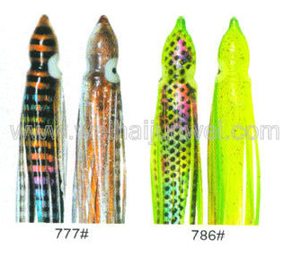Best sale Soft squid skirt fishing lure color: 664#~797# size:3&quot;~15&quot; supplier