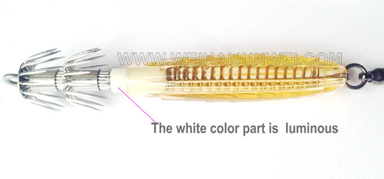 New design squid jig fishing lure JWSQDJGHK-02 supplier