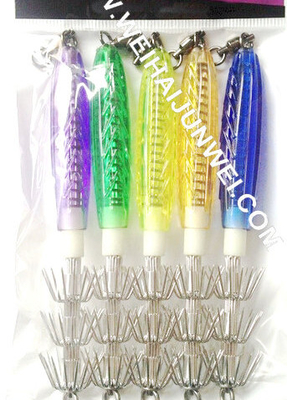 New design best sale squid jig fishing lure JWSQDJGHK-03 supplier
