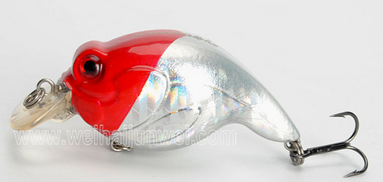 New design best sale 50mm 10.5g artificial hard crank plastic fishing lure supplier