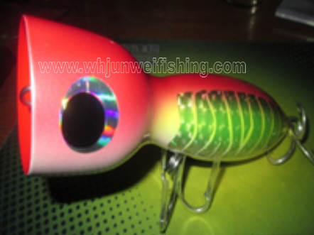 15cm/100g 18cm/125g new style wooden popper  trolling bait fishing lure supplier