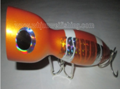 15cm/100g 18cm/125g new style wooden popper  trolling bait fishing lure supplier