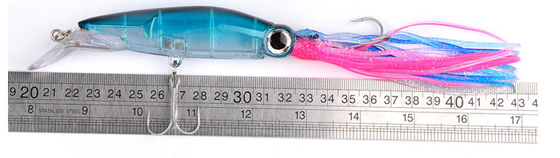 ABS octopus squid jig fishing lure crank bait hook shrimp tackle with 1/0# hook supplier