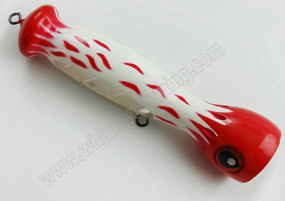 New style 13cm 48g popper wooden fishing lure popper hard lure trolling lure supplier