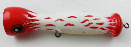 2017 New style 13cm 48g popper wooden fishing lure popper hard lure trolling lure supplier