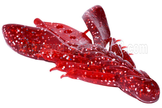 2017 new style  90mm 12.5g butterfly shrimp soft fishing lure supplier