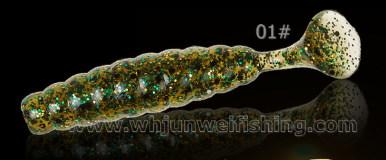 T-Tail 6cm 3.2g plastic soft Grubs fishing lure artificial bait supplier